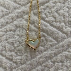 Kendra Scott Gold Heart Necklace